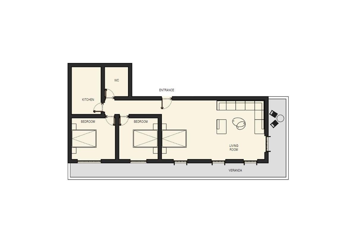 Houseloft Koromila Sea View Apartment Tesalonika Bagian luar foto